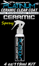 Load image into Gallery viewer, PLATINUM 9h (3 YEAR) Nano Ceramic Clear Coat &#39;SPRAY&#39; 4oz/119ml
