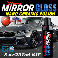 MIRROR GLOSS (1 YEAR) Nano Ceramic Liquid 'POLISH' 8oz/237ml
