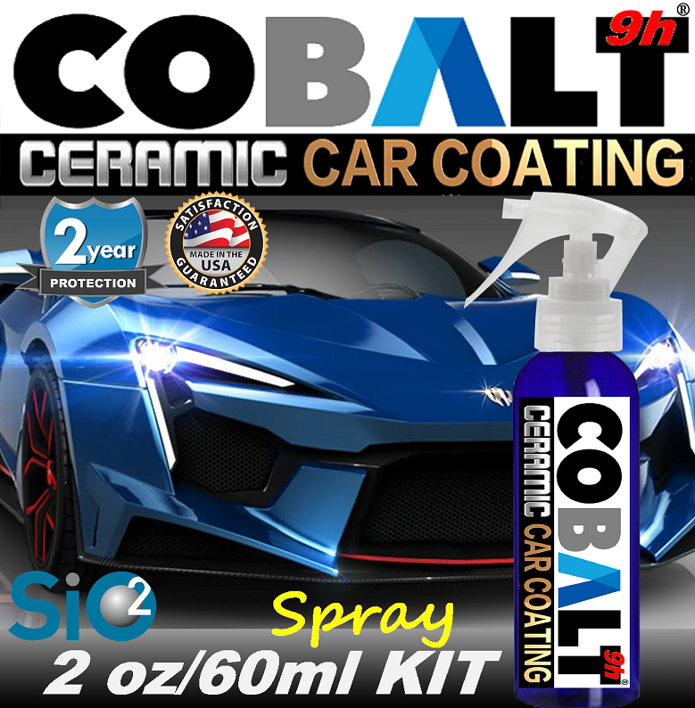 COBALT 9h (2 YEAR) Nano Ceramic Clear Coat 'SPRAY' 2oz/60ml
