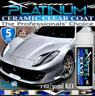 Xtreme PLATINUM 'FIVE' (5 YEAR) Ceramic Clear Coat 1oz/30ml