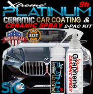 Xtreme Platinum Nano (4 YEAR) 1oz Ceramic Clear Coat & 4oz Xtreme Ceramic Spray Booster 2-Pack Value Kit