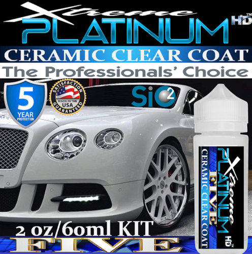 Xtreme PLATINUM 'FIVE' (5 YEAR) Ceramic Clear Coat 2oz/60ml