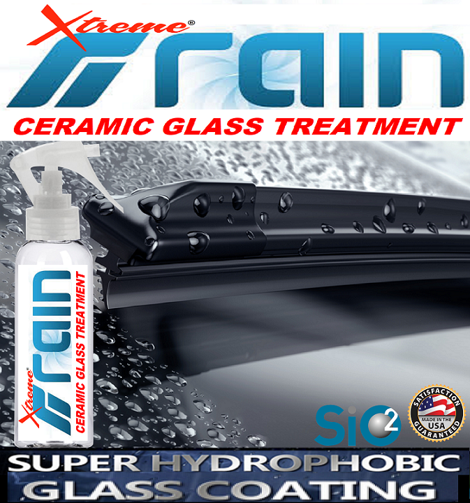 Rain-Xtreme Ceramic (3 MONTH) GLASS Treatment 8oz/237ml